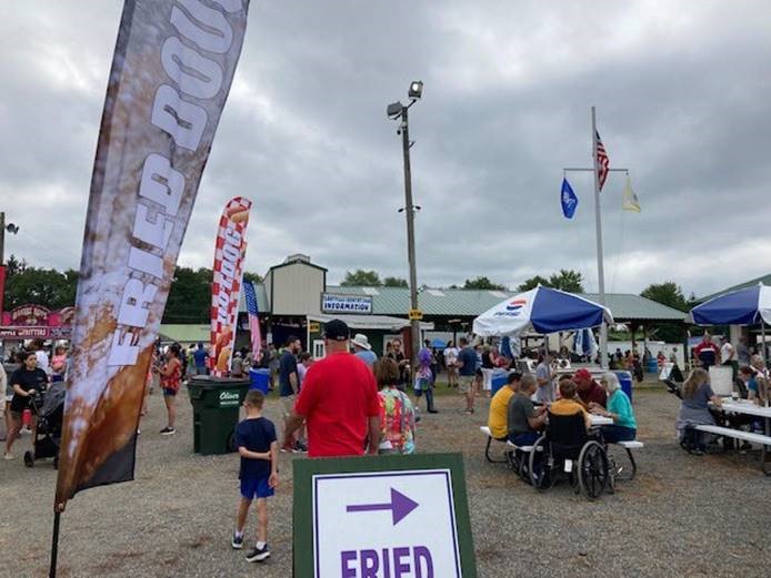 Blumenthal attended the Brooklyn, Chester, and Terryville Lions County fairs.